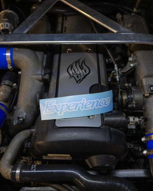 Experience Type 2 8" Die Cut Sticker